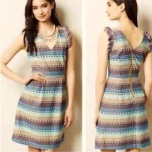 Anthropologie- Tabitha Fit and Flare Dress-Size:14